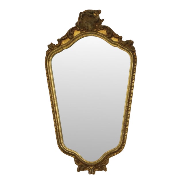 Mid-Century Gold Leaf Mirror from Deknudt, 1950s For Sale - Image 17 of 17