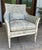 Stunning Bergère style Evanna accent chair by Theodore Alexander. Chair features a hand carved, molded edge frame with...