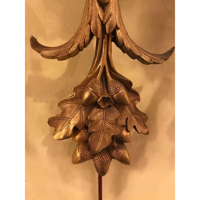 Bronze 3-Light Sconces in an Urn Form - A Pair For Sale - Image 4 of 10