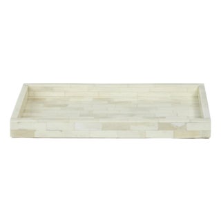 Mahar Rectangular Bone Inlay Tray For Sale