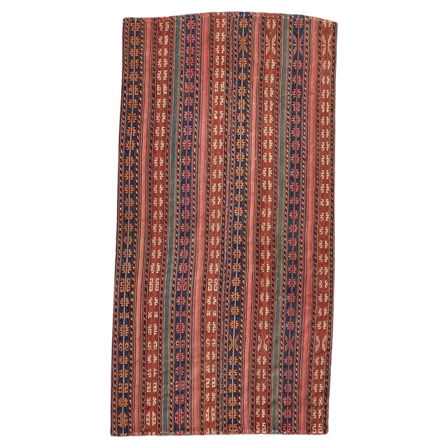 Vintage Jajim Kilim, 1950s For Sale