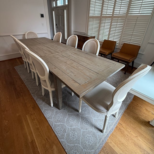 Set of 8 Restoration Hardware French Dining Chairs For Sale - Image 11 of 14