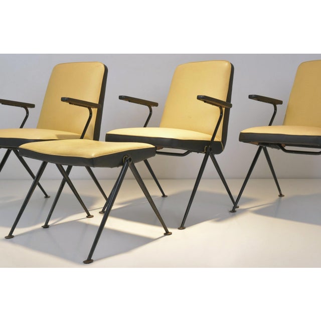 Wood Armchairs in Steel Tube from Drabert, Germany, 1950s, Set of 4 For Sale - Image 7 of 18