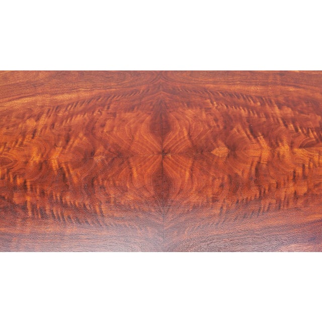 Wood 1920s American Spanish Revival Console Table / Library or Sofa Table Expandable For Sale - Image 7 of 13