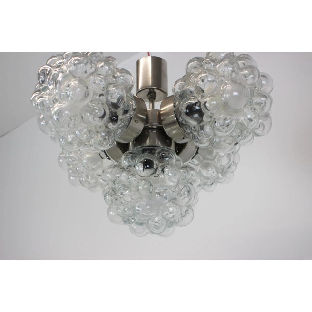 Vintage Raspberry Chandelier for Kamenický Šeno, 1970 For Sale - Image 3 of 12