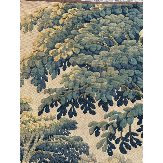 Mid-Century French Jacquard Halluin Tapestry in the style of Aubusson, 1960s For Sale - Image 9 of 18