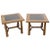Arts & Crafts Oak Tapered Legs Square Side End Tables with Slate Tops - a Pair For Sale - Image 11 of 11