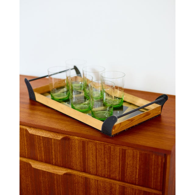 Vintage Serving Tray in Glass, 1970s, in Flawless conditions. Designed 1970 to 1979