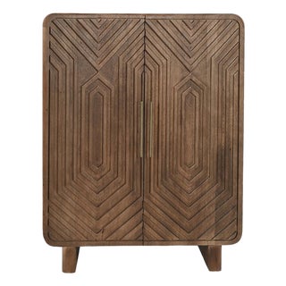 Deco Front Bar Cabinet For Sale