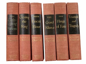 Winston Churchill the Second World War – Full 6 Volume Set, Houghton Mifflin - 1948-1953 a Must Have for World War II Buffs, Historians & Collectors!