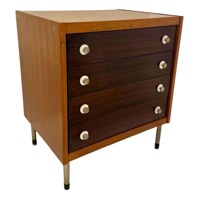 1960s Small Italian Modernist Chest of Drawers For Sale