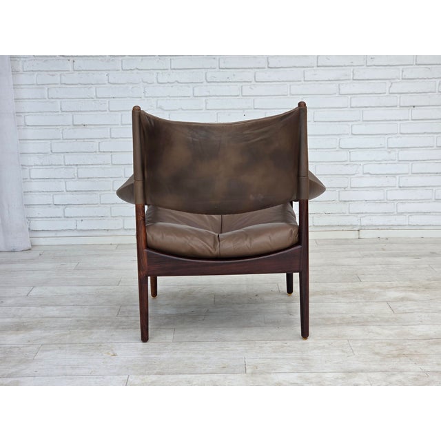 Danish Modus Highback Armchair by Kristian Vedel for Søren Wiladsen, 1974 For Sale - Image 14 of 18