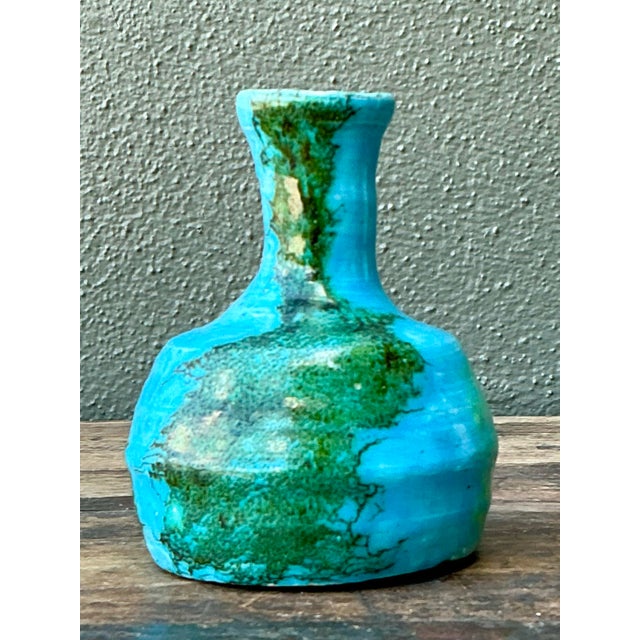 Vintage Original Studio Pottery Vase For Sale - Image 12 of 12