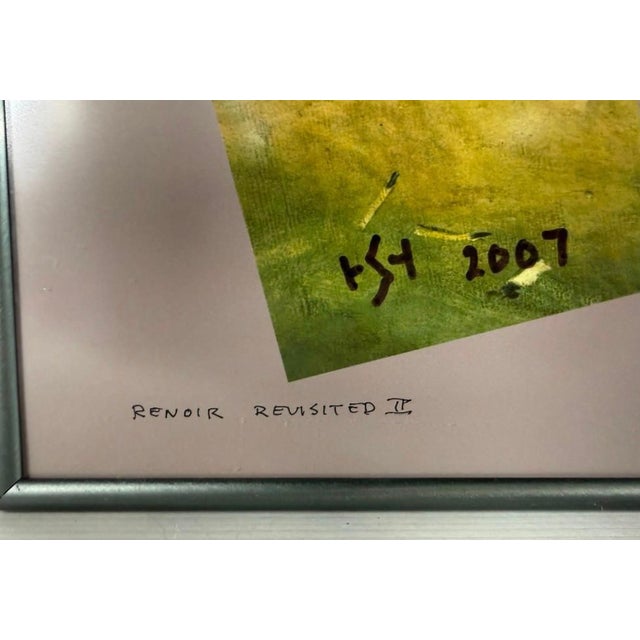 "Renoir Revisited I" #1/5 — Framed Collage, Herbert Simon Estate, 2007 For Sale - Image 6 of 7