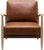 Surya Becki Owens x SURYA Gaviota Accent Chair Brown For Sale - Image 4 of 9