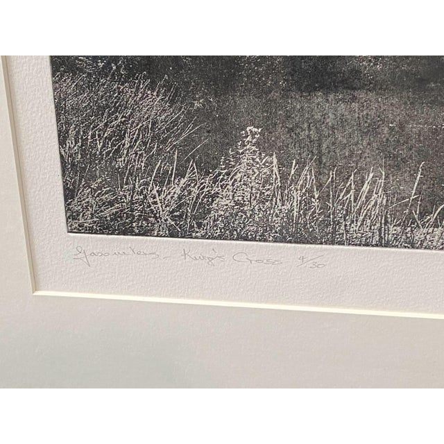 Barbara Webb, Gasometers, Kings Cross, Limited Edition Etching, 1990s, Framed For Sale - Image 4 of 11