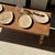 Beige Small Trinket Tray or Dish in Beige Petrified Wood with Small Black Heart-Shaped Circles D21-25 -3314 For Sale - Image 8 of 18