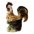 Vintage Italian Large Scale Ceramic Rooster For Sale