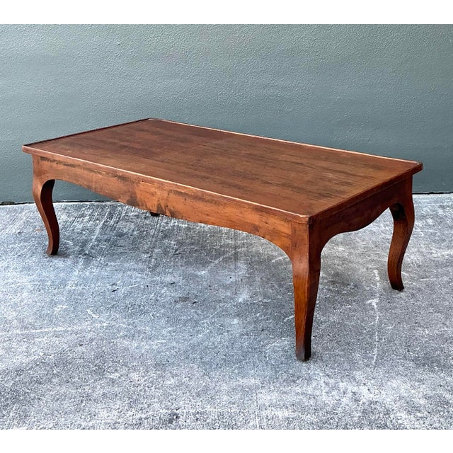Mid 20th Century Vintage Italian Wood Coffee Table For Sale - Image 5 of 12