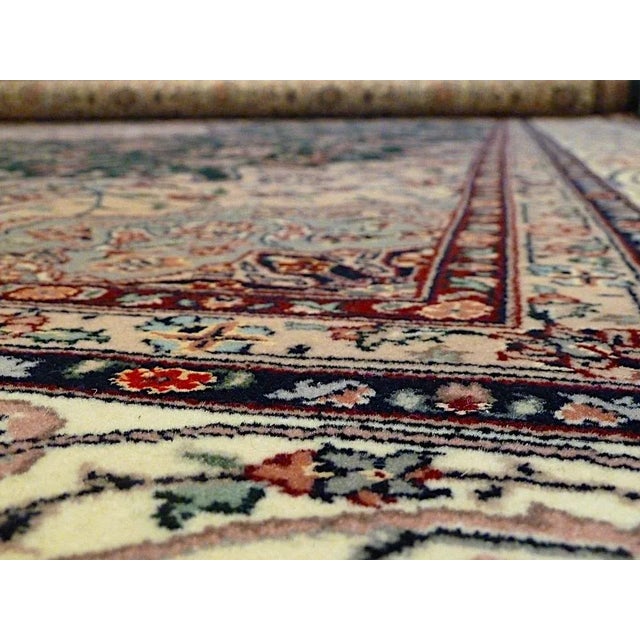 Vintage Green Chinese Rug in Silk, 1990s For Sale - Image 10 of 11