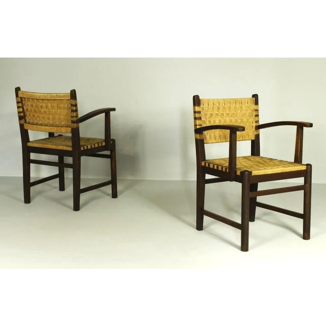 Set of Rope Chairs from Thonet, 1930s For Sale - Image 9 of 11