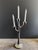 Mid 20th Century Mid Century Modern Aluminum Tree Form 3 Arm Candelabra-Brutalist-Atomic-Danish For Sale - Image 5 of 8