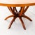 Monumental Mid Century Modern Expandable Pedestal Base Dining Table in Walnut For Sale In Los Angeles - Image 6 of 15