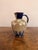 Attractive quality antique dolton lambeth jug by emma shute, having a quality antique doulton lambeth jug with a golden...