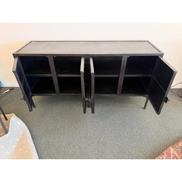 Restoration Hardware Restoration Hardware Industrial Tool Chest Sideboard For Sale - Image 4 of 12