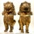 Gilt Bronze Foo Dogs - a Pair For Sale - Image 12 of 12