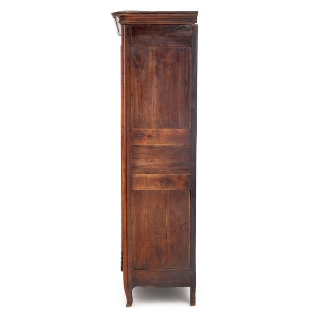 18th Century French Provincial Cherrywood Armoire, 18th Century For Sale - Image 5 of 6