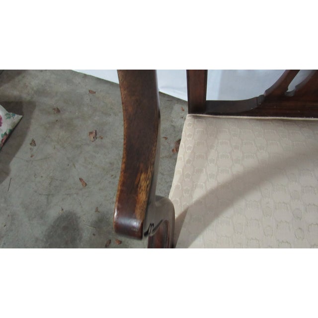 Vintage Mahogany Chippendale Dining Room Chairs Eight For Sale - Image 10 of 13