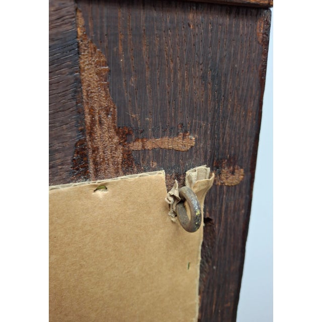 19th Century Eastlake Carved Oak Wall Mirror For Sale - Image 11 of 11