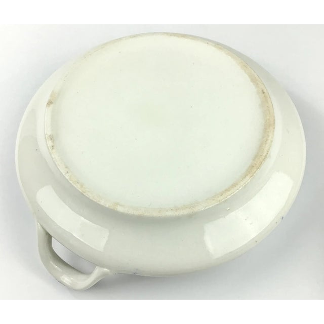 Vintage Covered Porcelain Casserole Dish Blue Willow Empress Design For Sale - Image 11 of 13