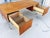 1970s Mid Century Walnut Executive Desk Styled After Knoll For Sale - Image 10 of 14