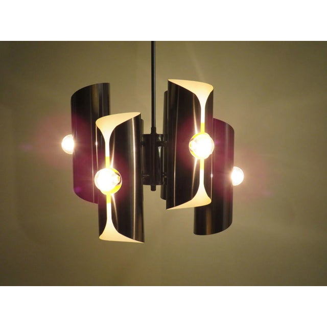 Chandelier from Polam, 1960s For Sale - Image 3 of 10