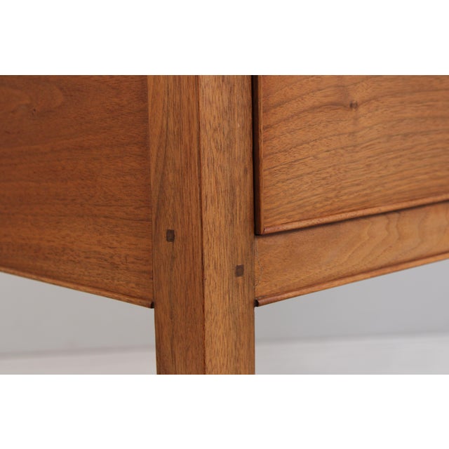 Bench Made Walnut 3 Drawer Huntboard Sideboard For Sale - Image 12 of 14