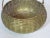 Vintage Round Woven Brass Basket For Sale - Image 4 of 7