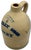 Late 19th Century Antique American Blue Decorated 2 Gallon Stoneware Advertising Jug by West Troy Pottery Co. New York Circa 1880s For Sale - Image 5 of 18