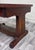 Antique Mission Oak Trestle Pedestal Base Library Table Console Hall Table For Sale In Kansas City - Image 6 of 14