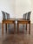 Animal Skin Vintage 1970's Italian Leather Dining Chairs For Sale - Image 7 of 17