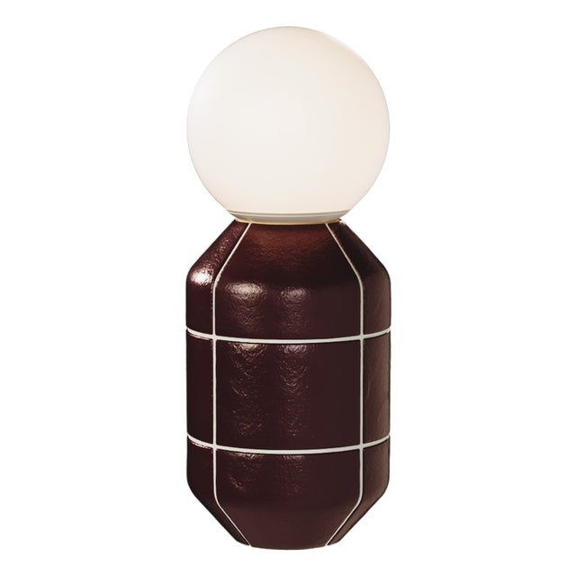 Ceramic Base Spot Table Lamp by Svitanok For Sale