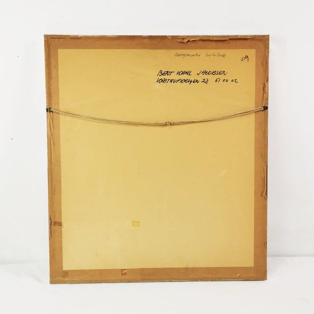 Bent Karl Jacobsen, Surrealist Composition, 1970s, Mixed Media on Paper For Sale - Image 14 of 17
