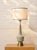 Mid-Century Modern Vintage Mid-Century Modern Crackle Glaze Ceramic Table Lamp With Brass Base For Sale - Image 3 of 4