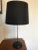 1970s George Kovacs Chromed and Black Table Lamp With Original Black Shade For Sale - Image 11 of 11