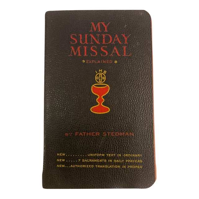 Vintage My Sunday Missal Explained by Father Stedman Catholic Prayer Book Pocket Missal For Sale