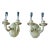 Vintage Classic Modern Caldwell Style Pair Sconces For Sale