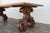 Vintage 1980s Custom French Style Solid Cedar Dining Table With Ornately Carved Pedestal Bases For Sale - Image 12 of 18
