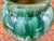 Boho Chic 1970s Large Green Custom Pottery Vase or Planter For Sale - Image 3 of 8