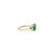 Green Natural Zambian Emerald 4.42 Ct May Birthstone Cocktail Ring in 18k Yellow Gold Size 9 For Sale - Image 8 of 16